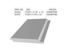 Trims,  molding, casing, risers, and decorative panel